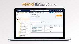 Veeva SiteVault eRegulatory Demo