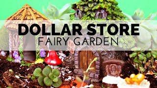 How to Make a Dollar Store Fairy Garden