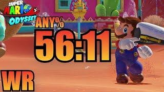 [fWR] Super Mario Odyssey Any% Speedrun in 56:11