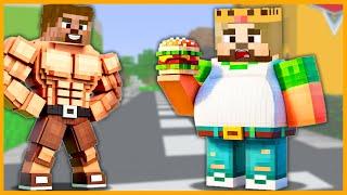 FAKİR KASLI OLDU ZENGİN OBEZ!  - Minecraft ZENGİN FAKİR HAYATI