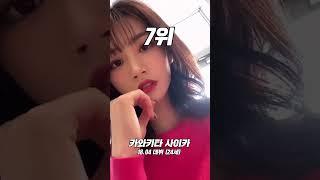 일본 AV배우 순위 TOP10 #shorts