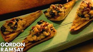 Cannellini Bean Crostini With Anchovy & Olive | Gordon Ramsay