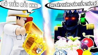 Roblox - MUA GAME ONE PIECE 25 ROBUX VÀO BỊ ÔNG BÁN TRÁI ÁC QUỶ LỪA - (CODE) One Fruit Simulator