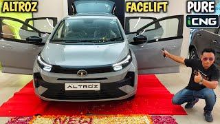 2025 TATA ALTROZ FACELIFT PURE CNG REVIEW : ALTROZ FACELIFT PURE 2ND BASE MODEL@NarrusAutovlogs