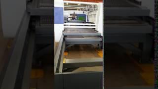 fiber laser cutting machine with AB exchange table