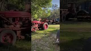 Resting old equipment, huge collection of equipment  #tractortruck #heavyvehicle