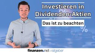 Dividendenaktien erklärt: Was du beim Investieren beachten solltest | finanzen.net