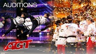 Golden Buzzer: World Taekwondo Demonstration Team Shocks the Judges - America's Got Talent 2021