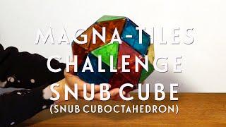 Magna-Tiles Idea (Challenge): Snub Cube (Snub Cuboctahedron)