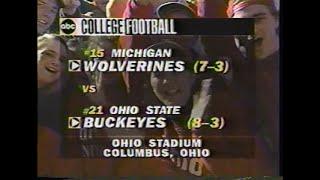 1994 Michigan @ Ohio State; Nov19th; ABC; College Football