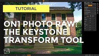 ON1 Tutorial - The Keystone Transform Tool