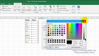 Quickly Filter Cells By The Font Color In Excel