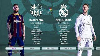 PES 2021 FC BARCELONA - REAL MADRID | Gameplay PC HDR Superstar MOD