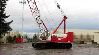 For Sale Manitowoc 222HD 100 Ton Lattice Boom Crawler Crane Cummins bidadoo.com