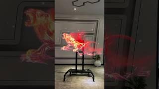 3D holographic fire tiger.3D hologram fan max size sh-150cm