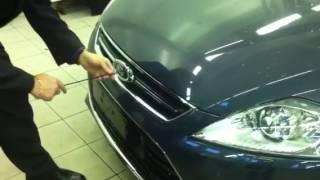 Ford Mondeo - Вскрытие замка капота крючком за 5 секунд