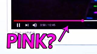 YouTube CHANGED The Progress Bar? (new color)