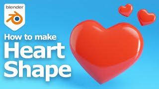 Blender how to make a heart 3D model