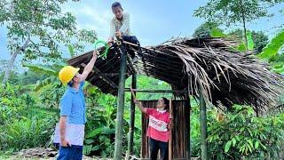 Kind Engineer Helps Deaf-Mute Single Mother Build Bamboo Chicken Coop |Ly Nhi Ca