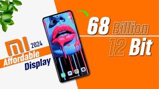 TOP 5: Xiaomi Affordable 12 Bit Display phones 2024 | 68 Billion| Xiaomi Display Phone 