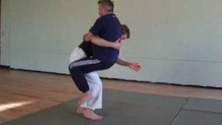 Tom Hill's Karate Dojo; Fight throw into full mount position