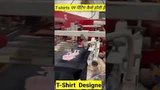 T-shirts Painting machine #shorts