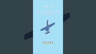 Why is the USAF A-10 called the Warthog? #shorts #usairforce