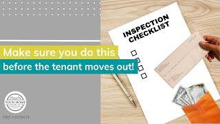 California security deposits law and move-out inspections checklist