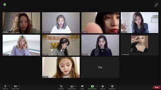 study with twice through zoom 트와이스와 함께 공부 해 トゥワイスと一緒に勉強しよう