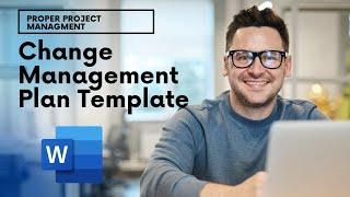 How To Create A Change Management Plan Template In Word