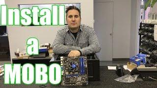 How to install a motherboard (easy) - tools in description