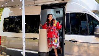 LIVING ON THE ROAD WITH A CARAVAN | ONE DAY AT ARMENISTIS CAMPING