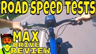 Bafang Max Drive REVIEW (video3) Road Speed Tests • 250w Electric MTB • www.emax-ebikes.com.au