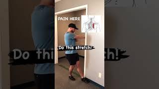 Try this at home  Rotator Cuff Rhomboid Pain, NO MORE Shoulder Blade Pinch #rhomboid #stretch