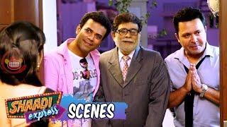 Shaadi Express Movie Scenes - Aziz & Saleem Pekku Bring Fake Father To Their Girlfriends House