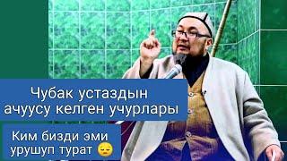 Чубак устаздын ачуусу келген учурлары ( эми бизди ким урушуп турат )