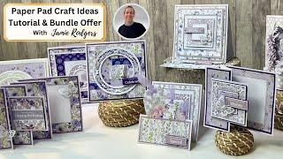 Paper Pad Craft Ideas - Special Offer Paper Pack Bundle With Jamie Rodgers