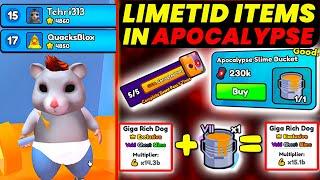 APOCALYPSE EVENT #3  Exclusive Pet,  Apocalypse Slime Bucket In Arm Wrestling Simulator! (Roblox)