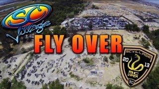 SC Village Paintball and Airsoft Park aerial tour in Chino // 2013