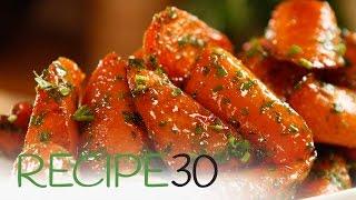 Roasted Glazed Carrots- By RECIPE30.com