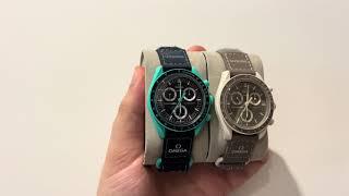 Unboxing Swatch X Omega Mission to earth  Poral Light & Desert