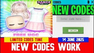 *NEW CODES* Dance for UGC ROBLOX | Expires in 16 Hours! | JUNE 14, 2025