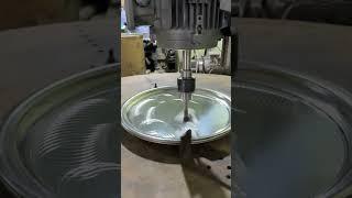 PASLANMAZ KROM TEPSİYE DESEN VERME  #üretimatölyesi #mutfakdekorasyonu #mutfak #bakırcılar #machine