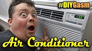 How to install large window Air Conditioner - #DIYGasm - @Barnacules