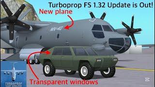 TFS 1.32 UPDATE IS OUT | NEW MV-40 PLANE, UPDATED VEHICLES and more | Turboprop Flight Simulator