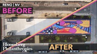 How This Asphalt Art Project Transformed A Plaza