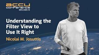 Understanding the Filter View to Use It Right - Nicolai M. Josuttis - ACCU 2024
