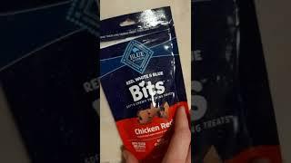 Blue Buffalo Red White & Blue Bits Chicken Recipe Dog Treats 