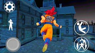 Playing As Super Saiyan God Goku In Granny 3!