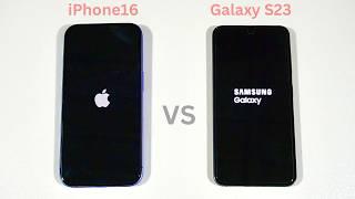 Apple iPhone 16 vs Samsung Galaxy S23 Speed Test and Camera Comparison